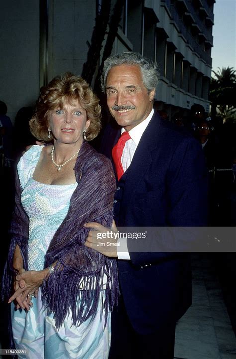 hal lindon with wife during abc tv affiliates fall launch at century news photo getty images