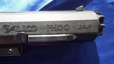 Calico M100 P ~22lr Cal Pistol ~100 Round Mag With Box Excellent