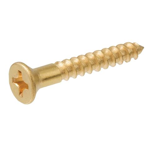 Crown Bolt #7 1/2 in. Phillips Flat-Head Wood Screws-41231 - The Home Depot