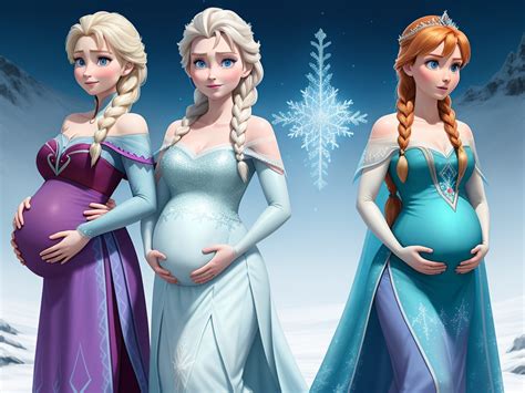 File To Image Frozen Movie Elsa And Anna Pregnant