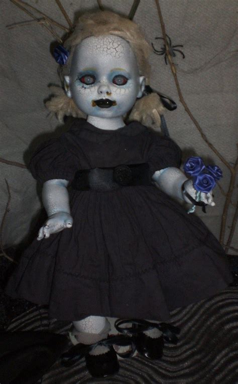 Creepy T For Her Ghost Doll Creepy Doll Art Doll Ooak Doll Halloween Doll Goth Zombie Doll