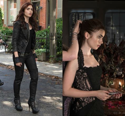 She portrayed clary fray on the mortal instruments: Lily Collins as Clary Fray - The Mortal Instruments: City ...