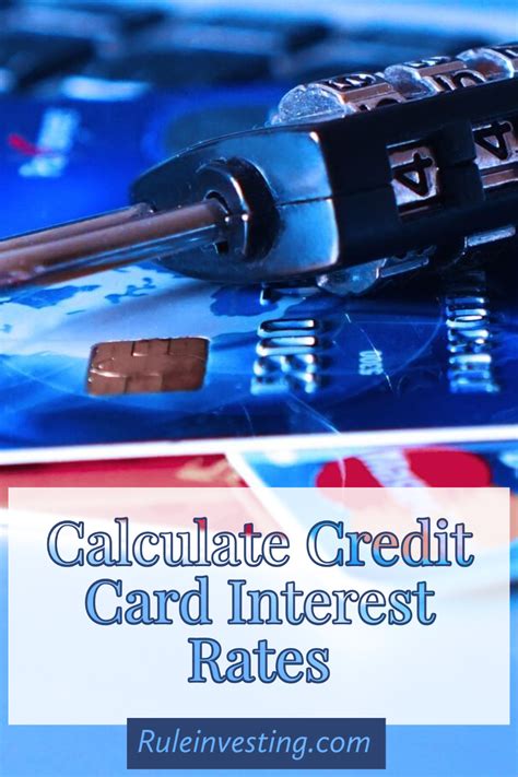 Your credit card's annual percentage rate is the interest rate you are charged on any unpaid. Calculate Credit Card Interest Rates in 2020 | Credit card interest, Credit card, Interest rates