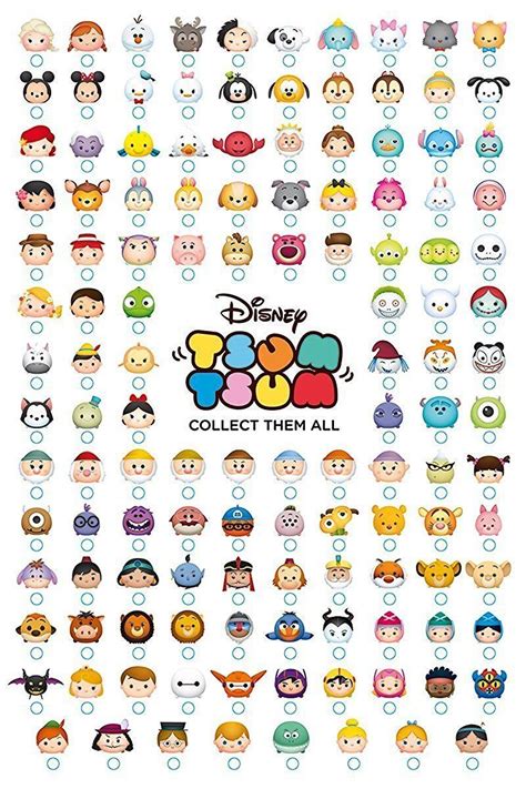 Disney Tsum Tsum Collect Them All Maxi Poster 24 X 36 £399