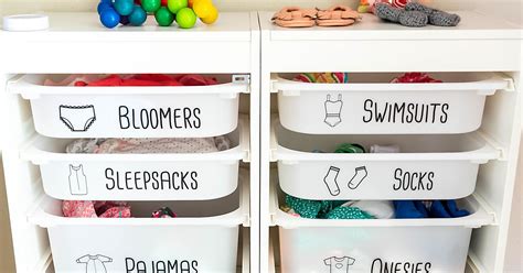 Dresser Drawer Labels For Toddlers [Free Printable + SVG]