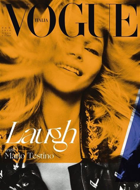 Kate Moss Covers Vogue Italia February 2016 Mario Testino Vogue