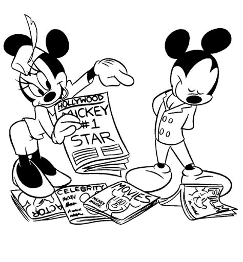 Dibujos animados de Disney en blanco y negro Imagui