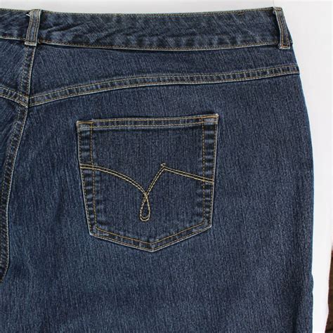 See full list on wikihow.com Just My Size Stretch Classic Denim Jeans Womens Sz 26W ...