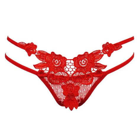 2018new Fashion Women Sexy Lace Briefs Panties Thongs G String Lingerie