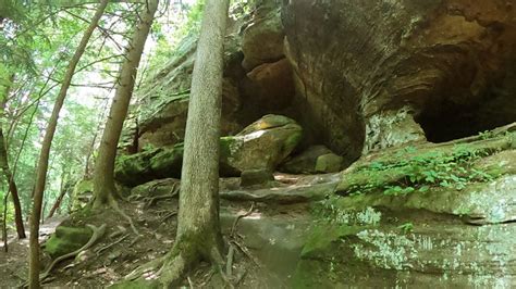 Whispering Cave 5 Mile Day Hike Loop Hocking Hills State Park In
