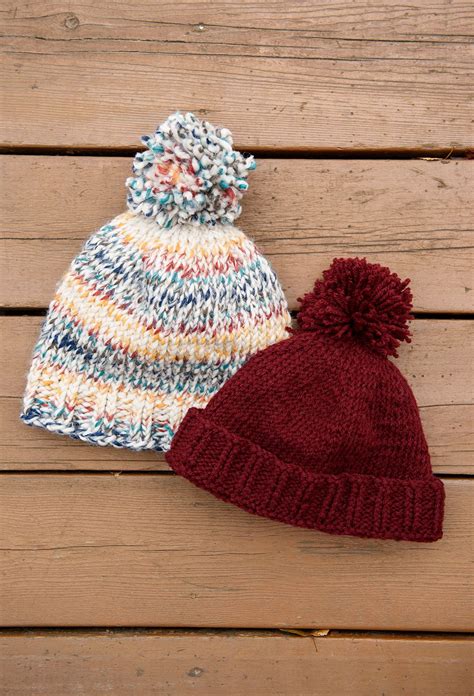 Easy Knit Toque With Free Pattern The Lovely Things Loom Knitting