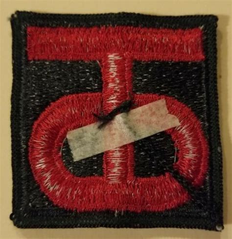 Us Army 90th Infantry Division Rrc Tough Ombres Patch Usgi Ebay