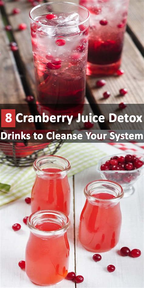 Cranberry juice detox hotsell