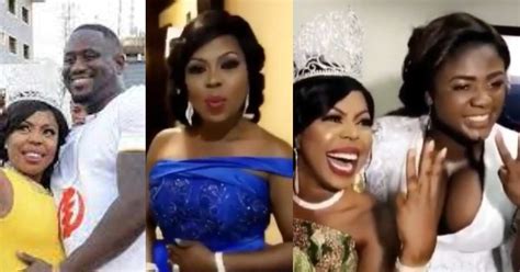 afia schwar another video of actress wedding showing her dressing and tracey boakye gets fans