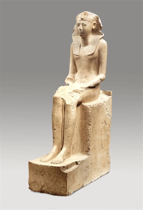 Seated Statue Of Hatshepsut New Kingdom The Metropolitan Museum Of Art