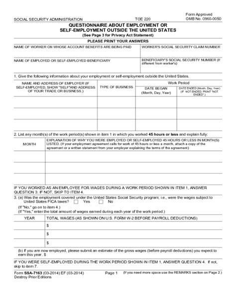 2021 Ssa Gov Forms Fillable Printable Pdf And Forms H