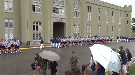 Vmi Rats March Into The Barracks 20193 August 18 2018 Youtube