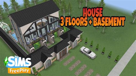 Ripping holes of any size into the lot ground and keeping them open, using common walls as outside walls in the basement with the ability to put windows and doors into them, shorten the way into the basement to a 4 steps staircase. HOUSE DESIGN 3 FLOORS + BASEMENT || THE SIMS FREEPLAY ...