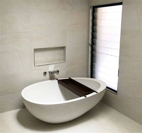 Pietra Bianca Whitney Freestanding Terrazzo Stone Bath Design 10