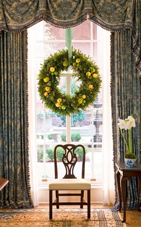 Outdoor indoor magnetic wreath hanger hook on metal window door for hanging holiday ornaments christmas decorations. Christmas Wreaths on Windows: Outdoors and Indoors ...