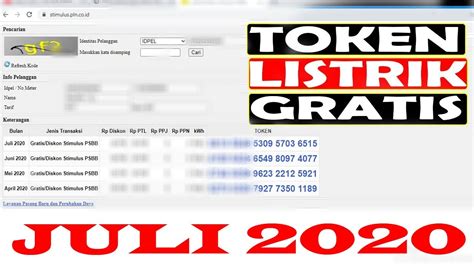 Dapatkan pulsa gratis rp.100.000 tanpa syarat. Cara Mendapatkan Token Pulsa Listrik Gratis Juli 2020 yang Paling Mudah - YouTube