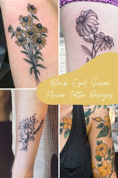 59 Black Eyed Susan Tattoo Ideas Designs Artofit