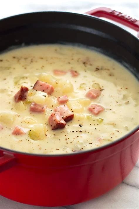 Easy And Comforting Ham And Potato Soup Ham And Potato Soup Healthy