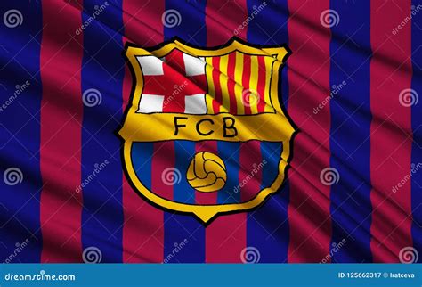 Club Barcelona España Del Fútbol De Bandera Fotografía Editorial Imagen De Estupendo Taza