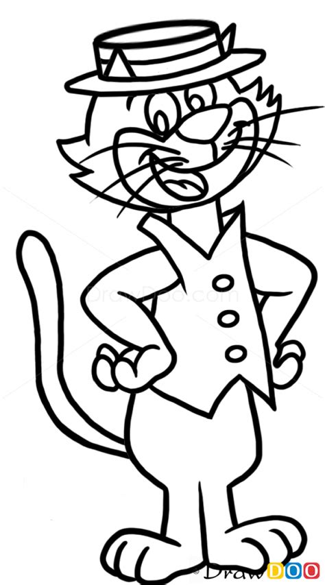 Join our community and create your own a cat drawing lessons. How to Draw Top Cat, Cats and Kittens