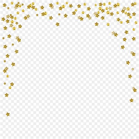 Party Gold Confetti Vector Hd Images Gold Star Confetti Background