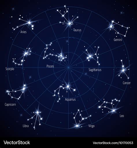 Star Map Of Constellations Wilow Kaitlynn