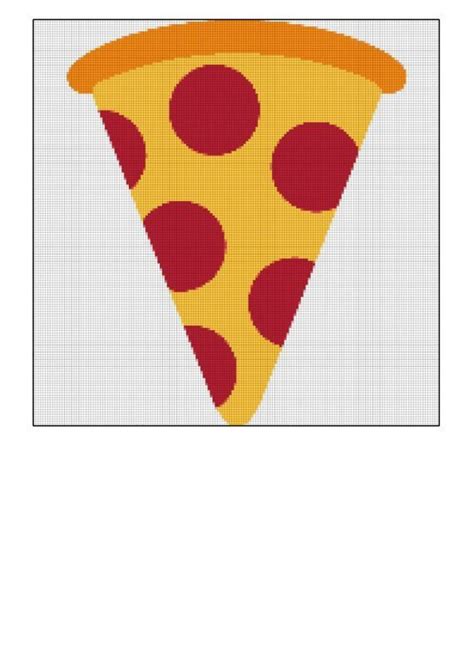 Cross stitches perler bead art perler beads motifs perler. Pizza Emoji Cross Stitch Pattern, Needlepoint, Embroidery ...