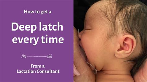 Breastfeeding Latch Deep Latch Technique What You NEED To Know To