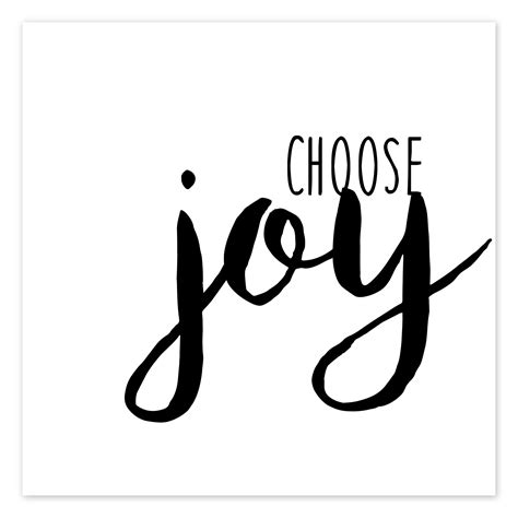Choose Joy Print By Anna Hambly Posterlounge