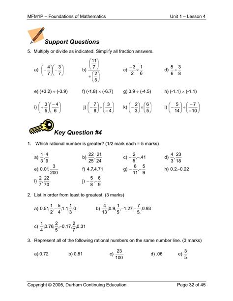A comprehensive database of more than 80 9th grade quizzes online, test your knowledge with 9th grade quiz questions. Rational Numbers Worksheets For Grade 7 | NumbersWorksheet.com