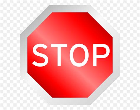 Stop Sign Clip Art At Clkercom Vector Online Royalty Placa Transito