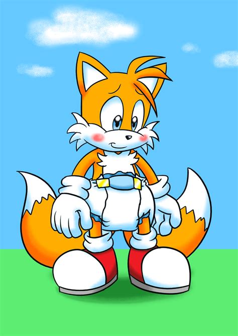 Tails From Sonic In A Diaper Baby