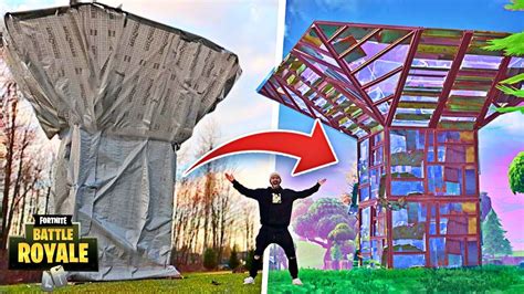Fortnite Port A Fort In Real Life Fortnite Items In Real Life Diy