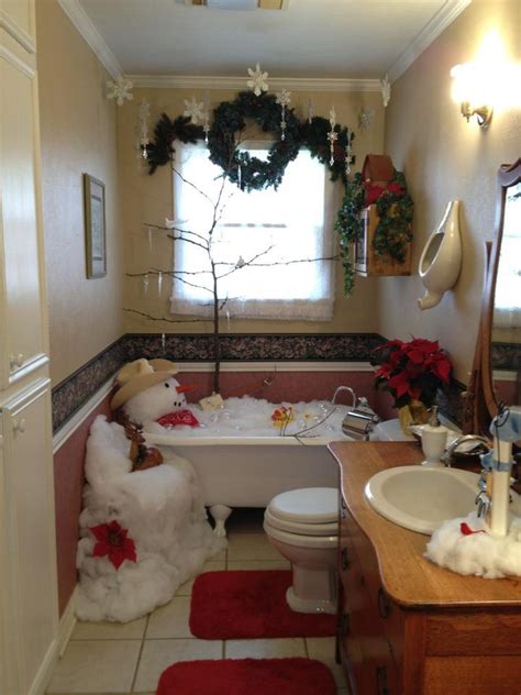 Transform Your Christmas Decor Bathroom Into A Winter Wonderland