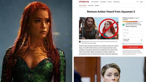 Petition To Remove Amber Heard From Aquaman Reaches Over M Signatures Daily Telegraph