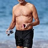 Jeff Goldblum Shirtless In Hawaii Pictures December 2016 POPSUGAR