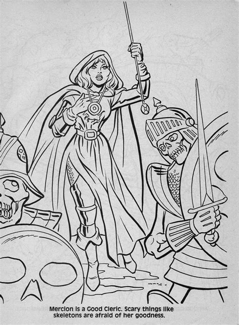 Dungeons And Dragons Books Advanced Dungeons And Dragons Adult Coloring Book Pages Coloring