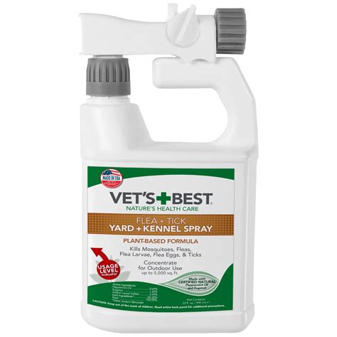 Vets Best Flea And Tick Yard And Kennel Spray Yard Treatment Spray