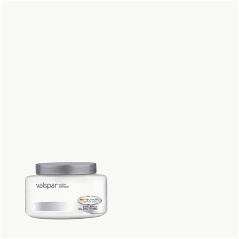 Valspar Ultra White 7006 24 Interior Paint Sample Half Pint In The