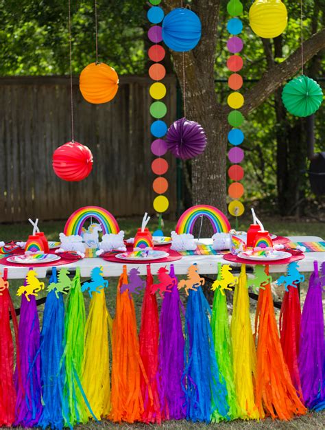Rainbow Unicorn Pool Party Fun365