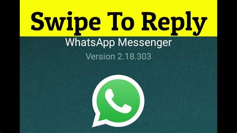 Whatsapp New Update And Features 2020 Swipe To Reply For All Android