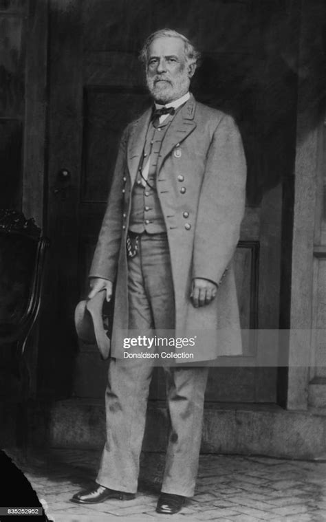 Confederate General Robert E Lee Poses For A Portrait In Circa 1863
