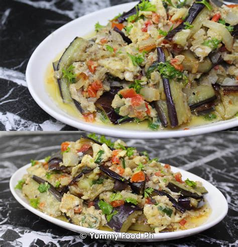 Eggplant Stir Fry With Egg Ginisang Talong Yummy Food Ph