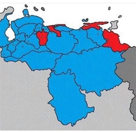 Venezuela El Nuevo Mapa Político De Venezuela Después De La Humillante