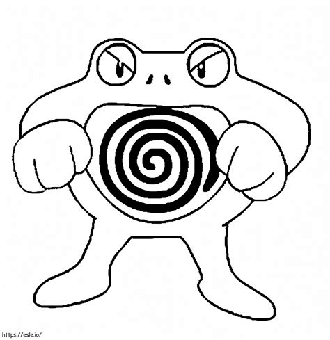 Poliwrath In Pokemon Coloring Page